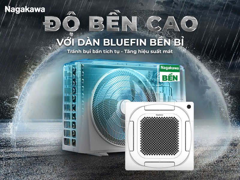 Minh họa cách bố trí máy lạnh NIT-C28R2U35
