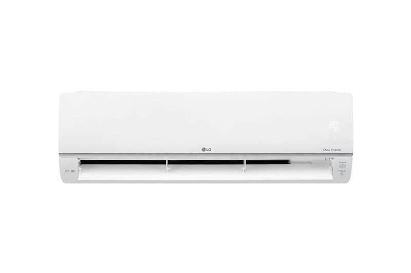 Máy lạnh LG V18API1 nhìn chính diện với khe gió mở