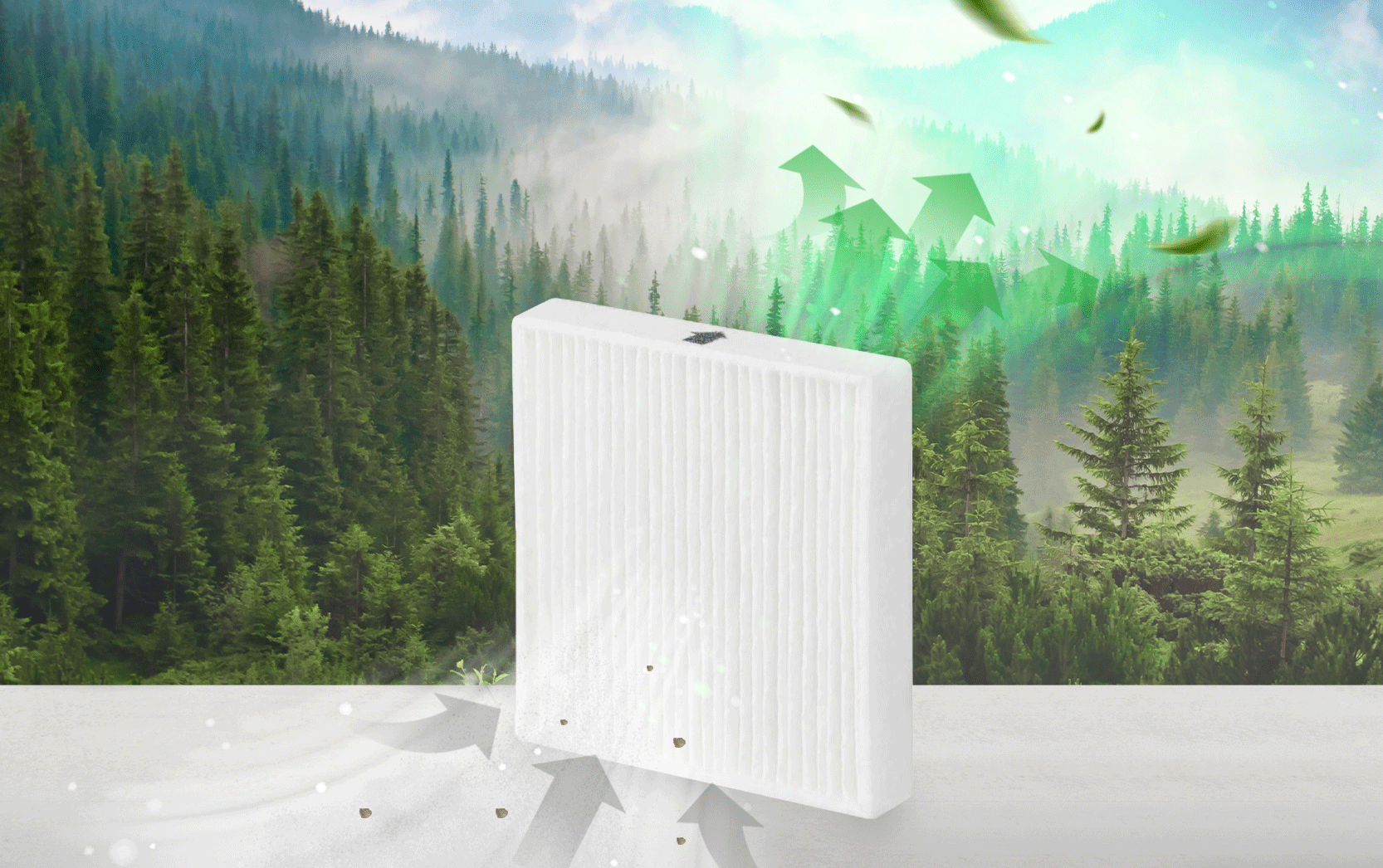 Lọc HEPA PM2.5 hỗ trợ giảm bụi trong luồng khí – Casper XH-09IF35
