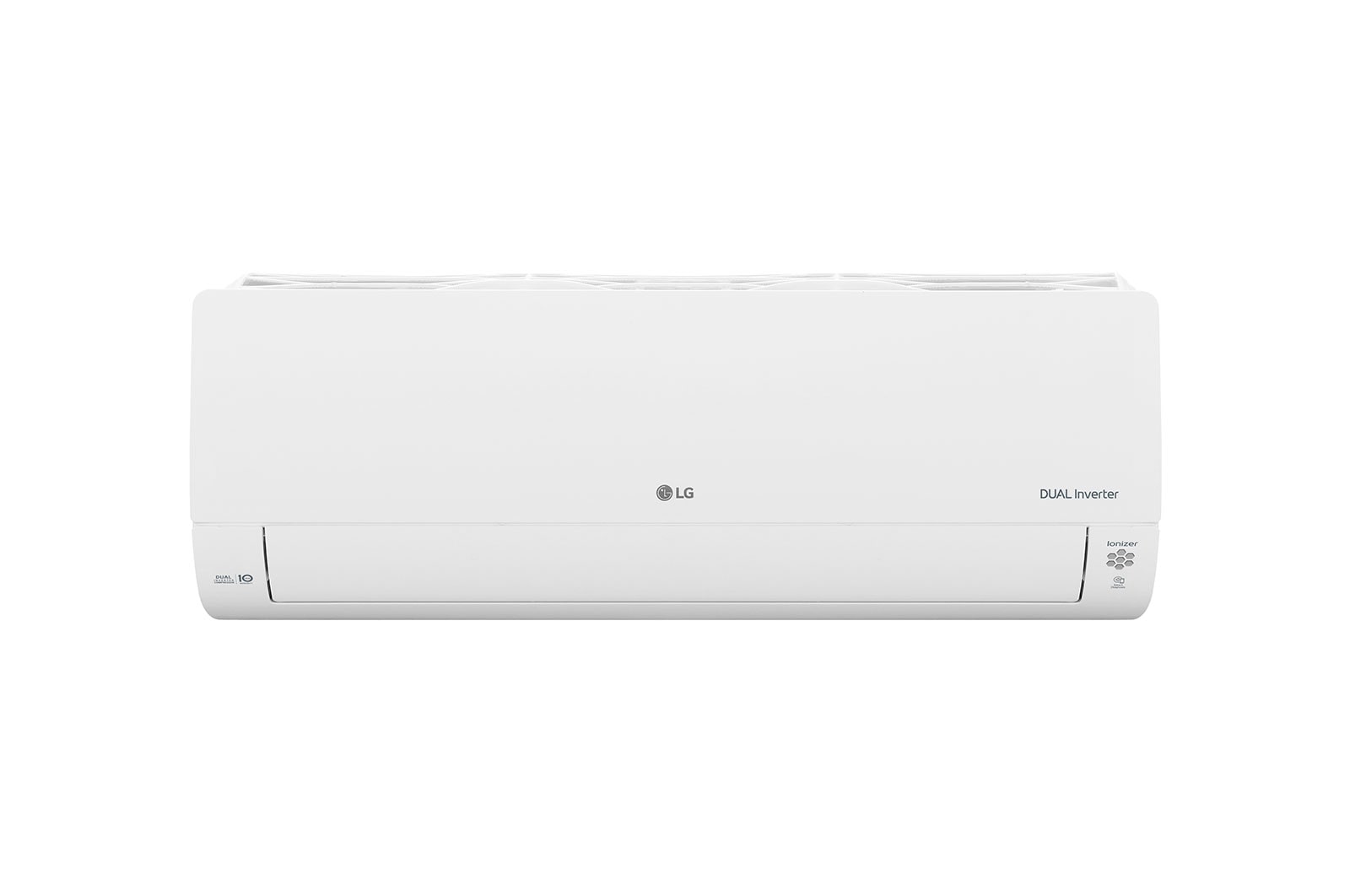 Máy lạnh LG V13APH2 nhìn chính diện, cửa gió đóng