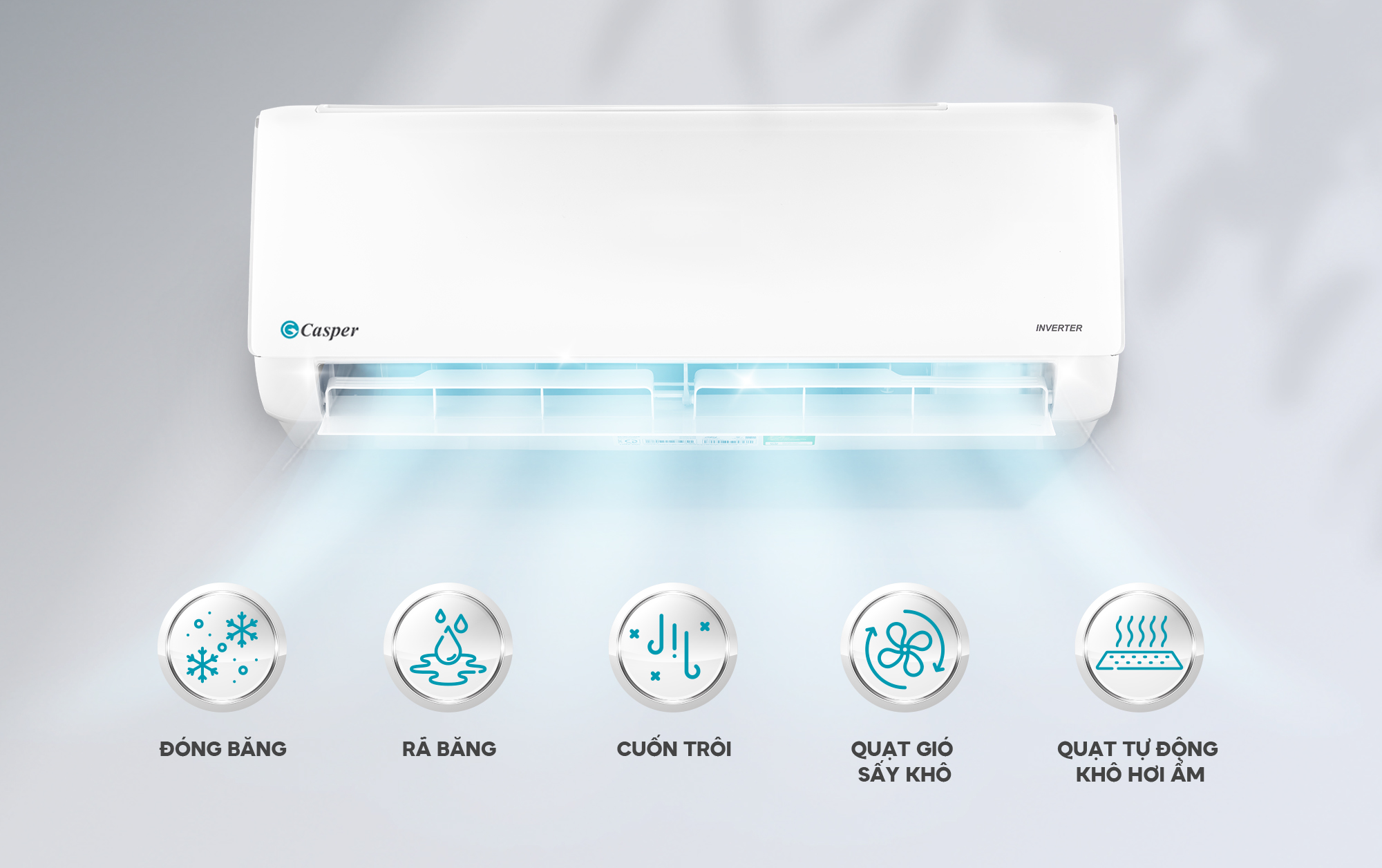 Năm bước tự làm sạch iClean – Casper JC-09IU36