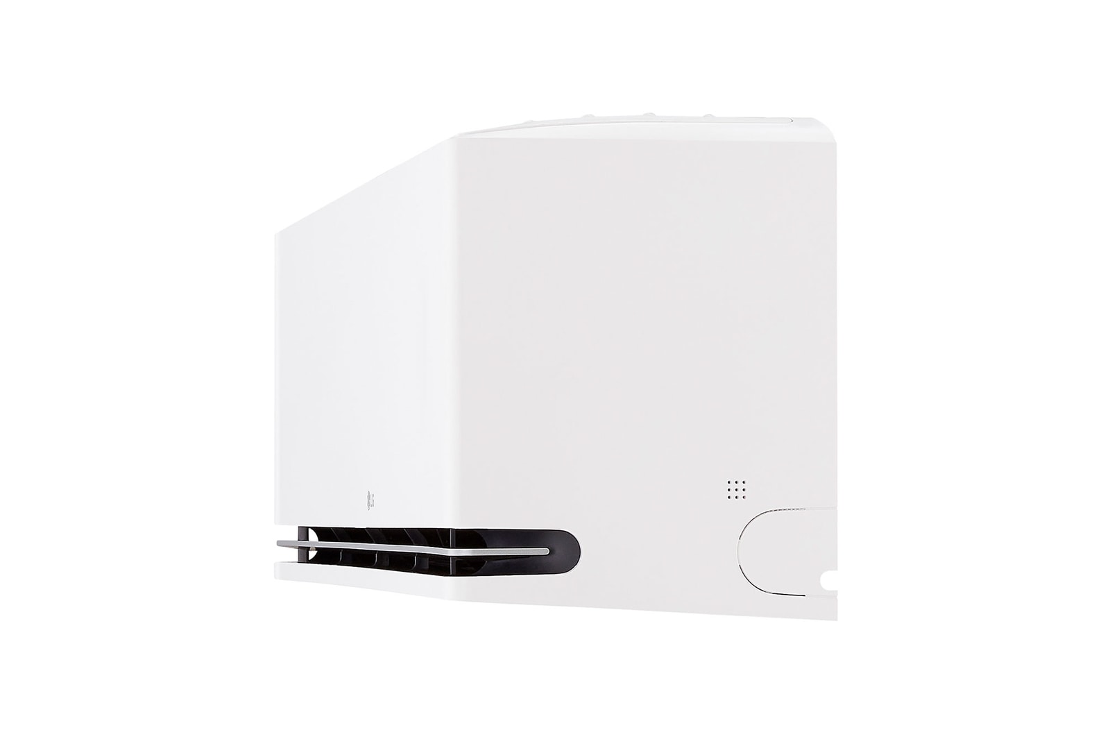 Dàn lạnh nhìn nghiêng với chi tiết cửa gió trên trang LG IDC18M2