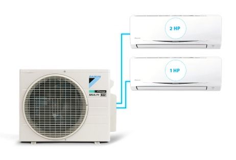Bộ máy lạnh Multi S MKC70SVMV + 1 CTKC25RVMV + 1 CTKC50SVMV