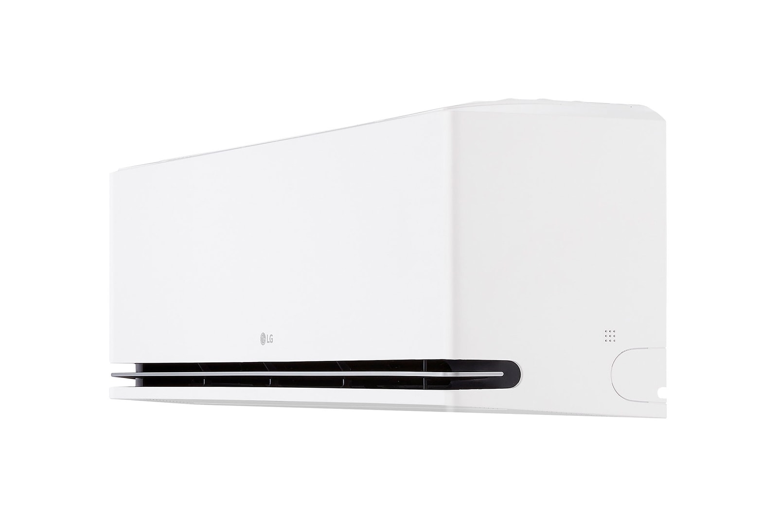 Cận cảnh mặt trước và góc thân máy trên trang LG IDC18M2