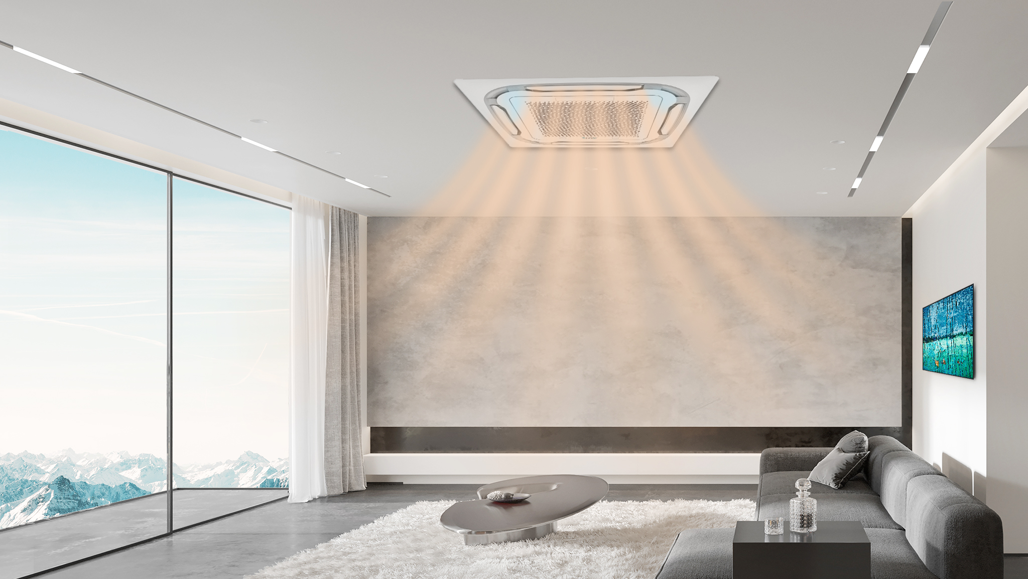 Minh họa hai chiều làm lạnh và sưởi ấm của Casper CH-18TL22
