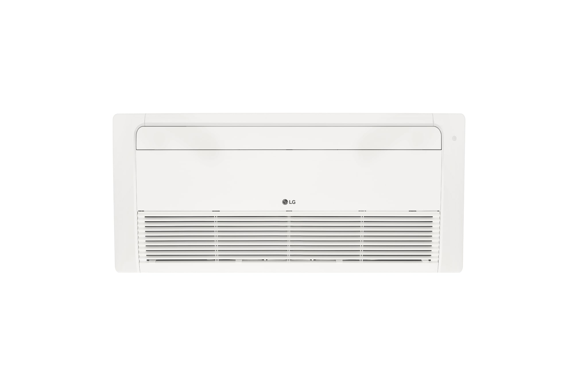 Dàn lạnh cassette LG với mặt nạ màu trắng
