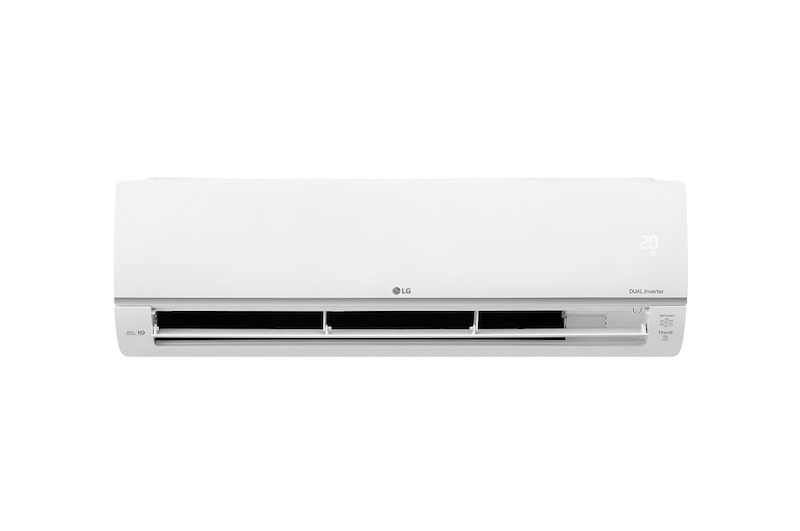 Máy lạnh LG V18API1 nhìn chính diện, cửa gió mở