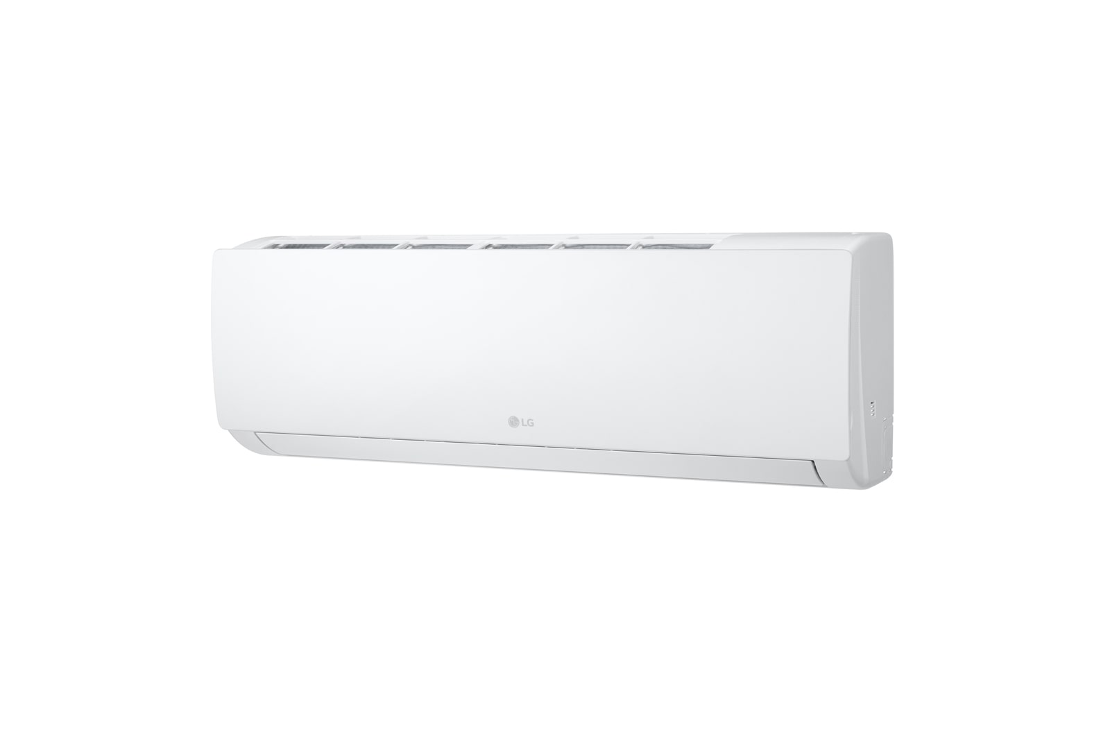 Góc trái với cửa gió đóng của máy lạnh LG IFC12M1
