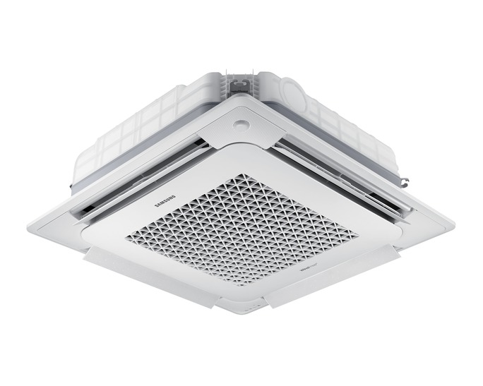 Dàn lạnh Samsung VRF cassette 4 hướng WindFree™ AM056NN4DEH/TS, góc nghiêng cửa gió mở