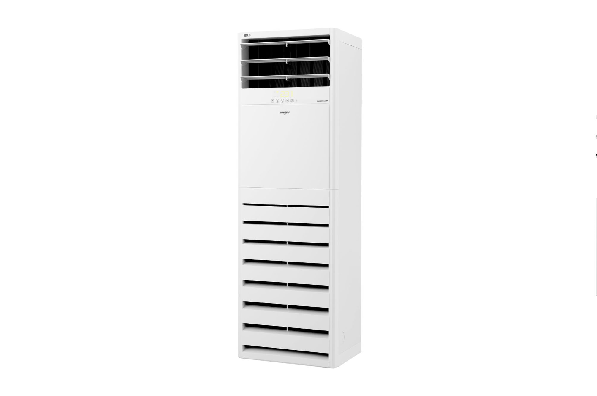 Dàn lạnh tủ đứng LG ZPNQ36GT3A1, cửa gió đang mở