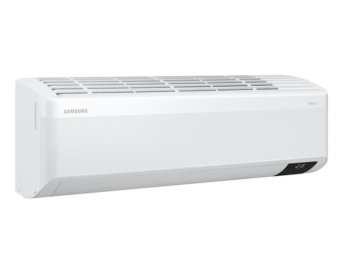 Dàn lạnh Samsung VRF treo tường WindFree™ AM028TNVDKH/EU, góc nhìn từ trên cửa gió đóng