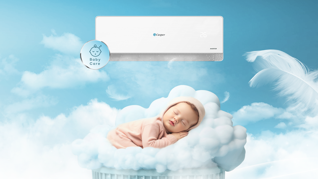 BabyCare cho những lúc cần luồng mát nhẹ – Casper QH-18IU36A
