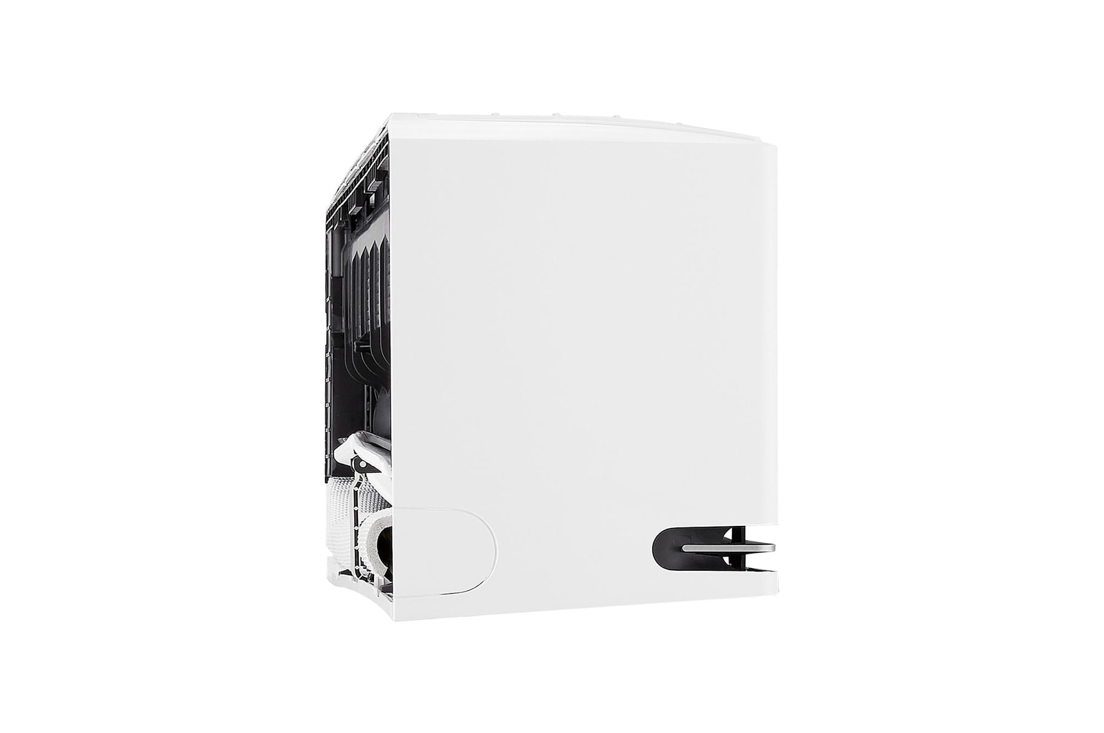 Mặt bên dàn lạnh và phần khung phía sau trên trang LG IDC18M2