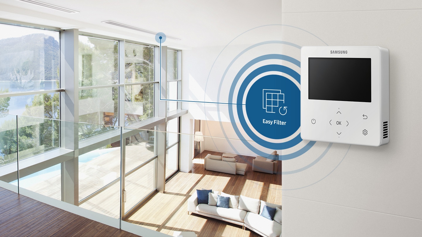 Thông báo nhắc chăm sóc bộ lọc - minh họa Samsung AC071RNLDKG/EU