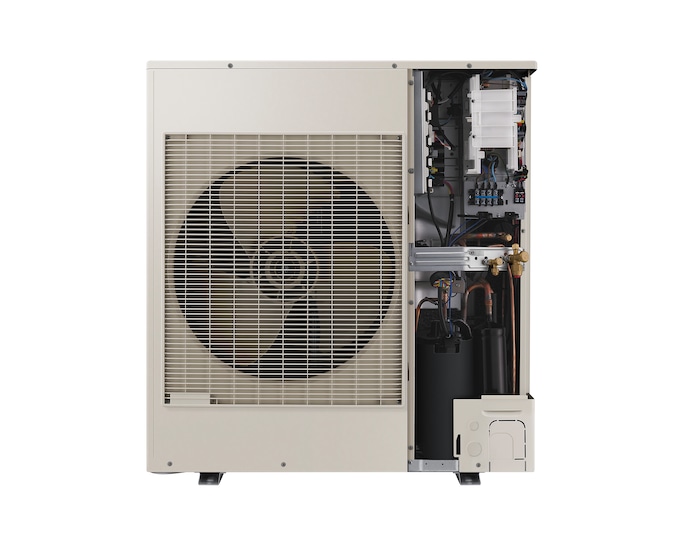 Dàn nóng Samsung VRF DVM S Eco một chiều AM060TXMNKC/EA, mặt trước mở nắp kỹ thuật