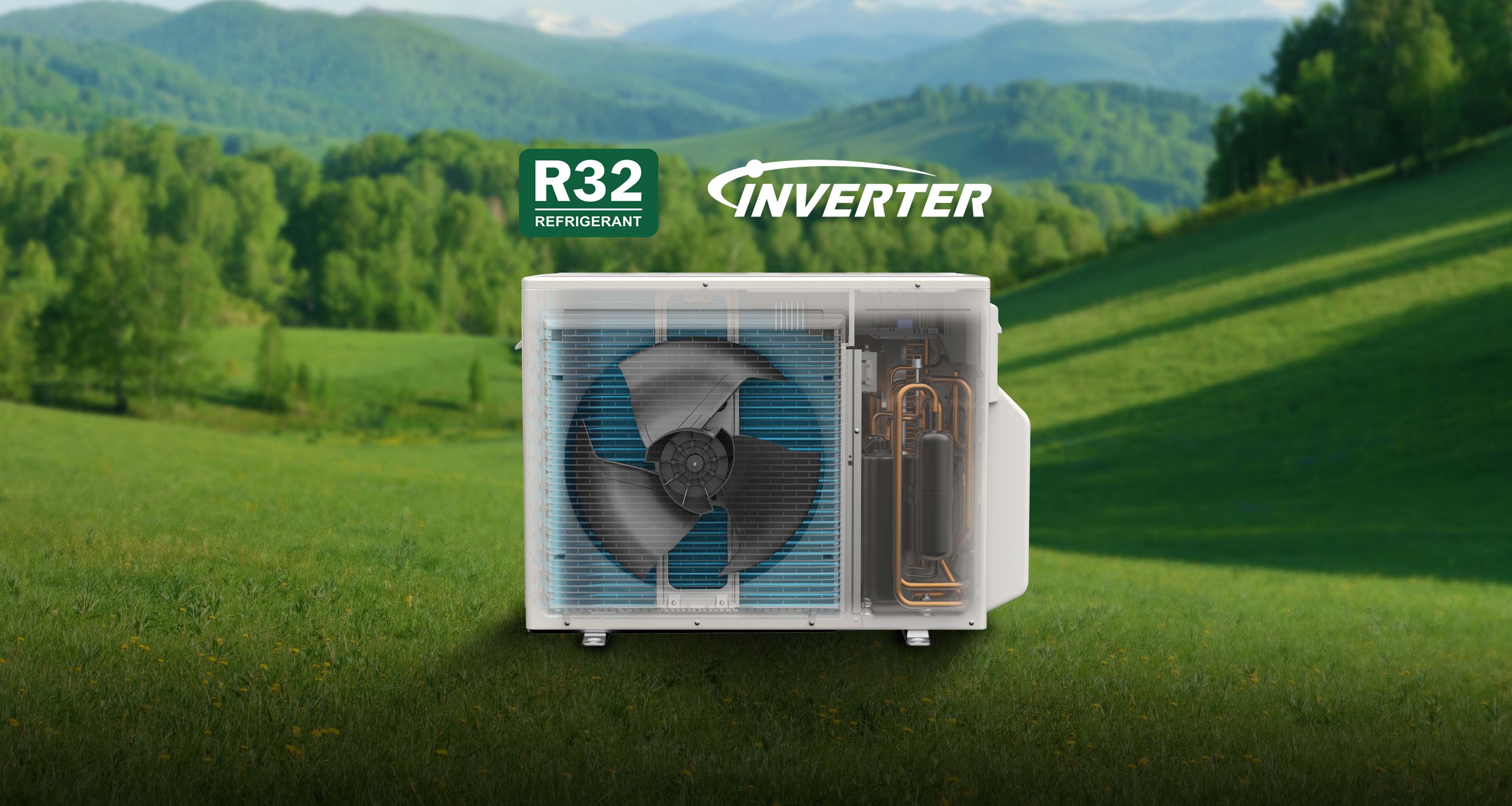 Inverter kết hợp môi chất lạnh R32