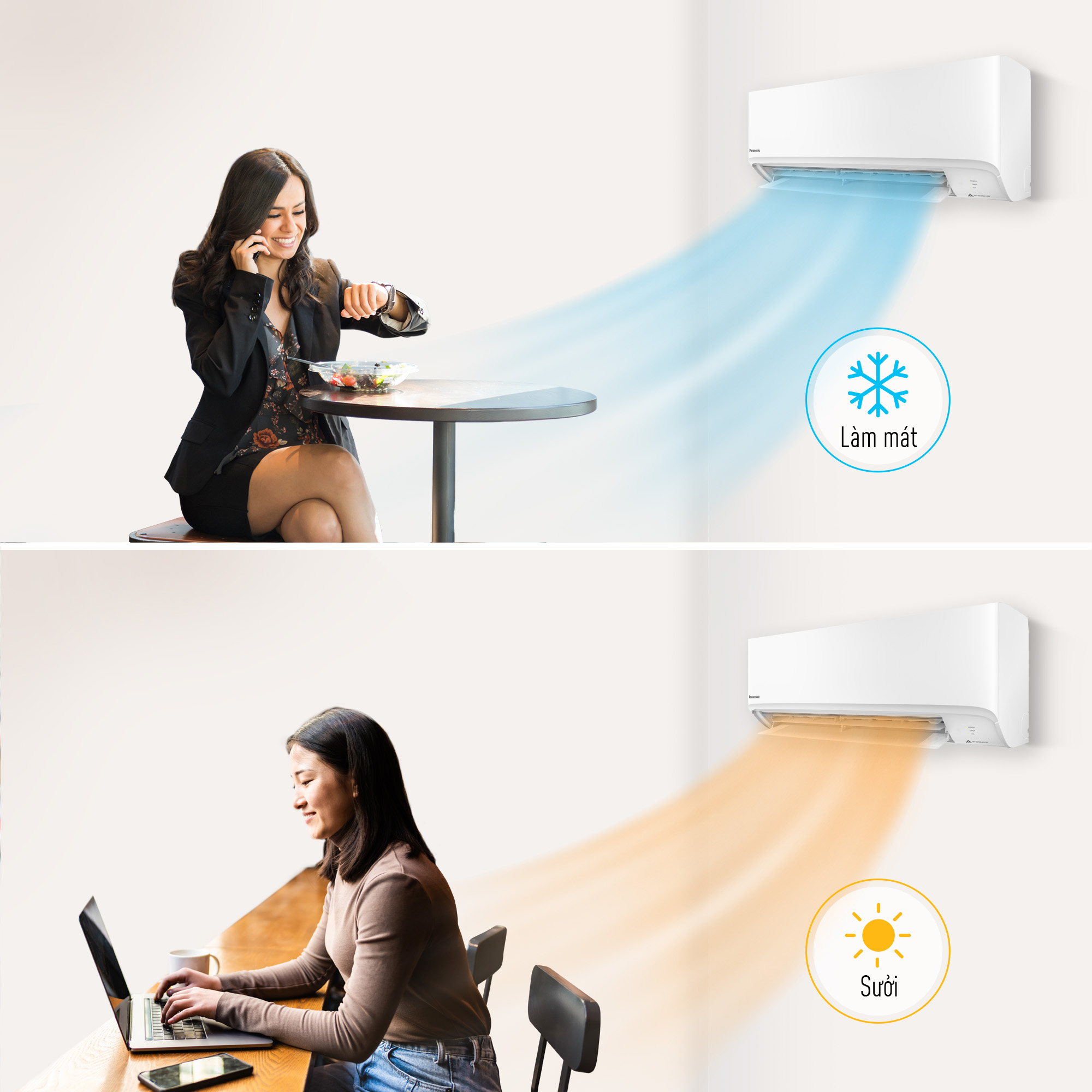 Dàn lạnh treo tường hai chiều