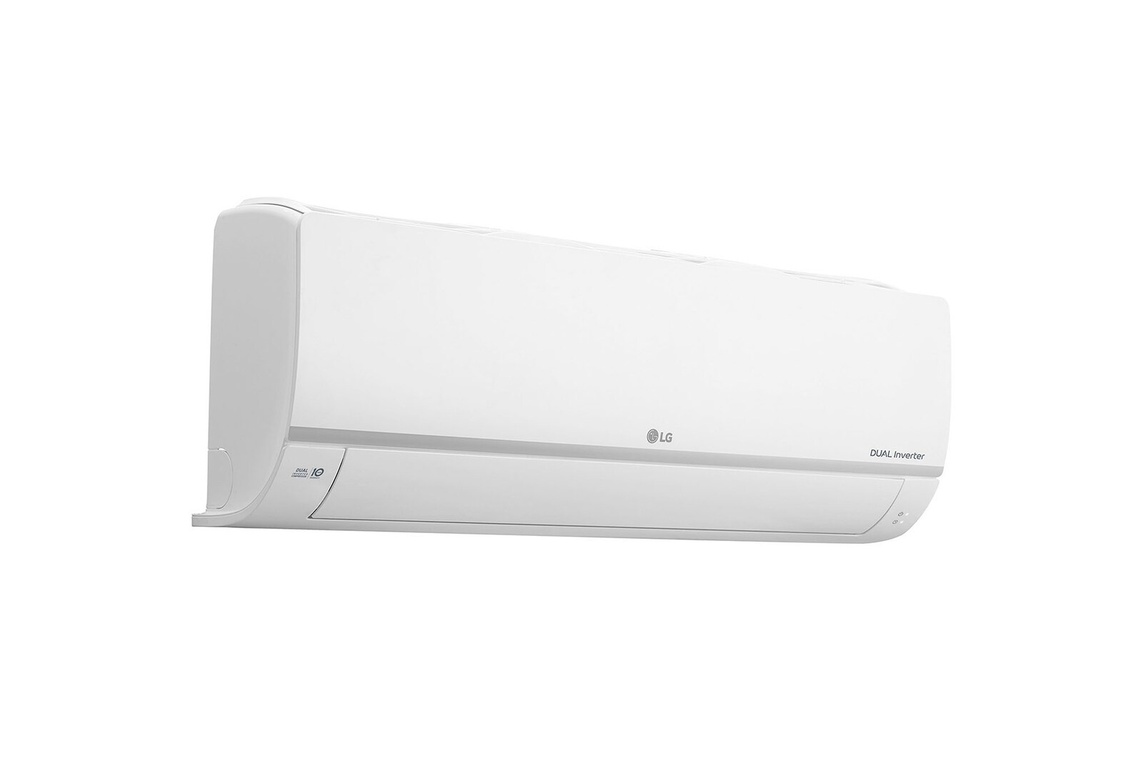 Góc trái, cửa gió đóng của máy lạnh LG IOC12S1