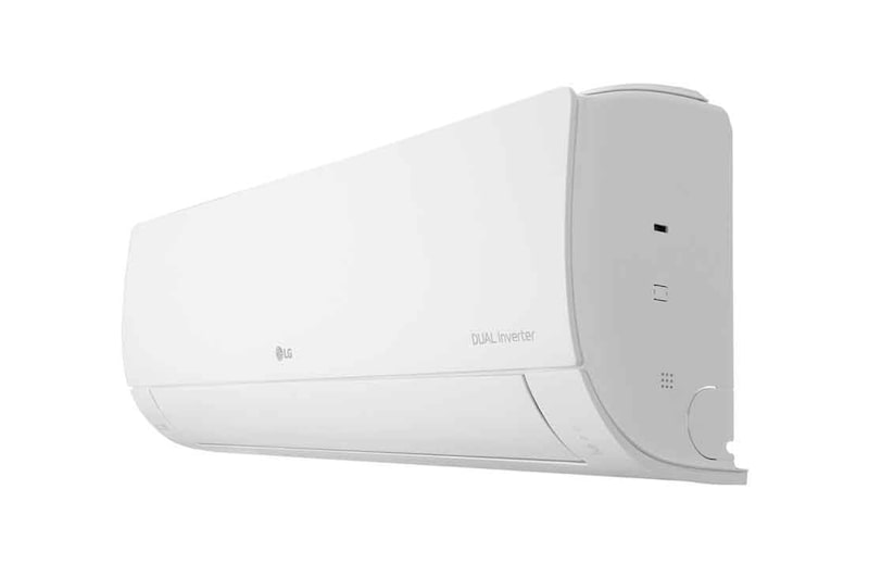Máy lạnh LG IEC12M2 nhìn nghiêng từ phía bên phải