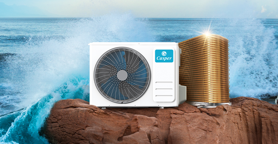 Dàn tản nhiệt bằng đồng cho quá trình trao đổi nhiệt – Casper SC-18FB36A