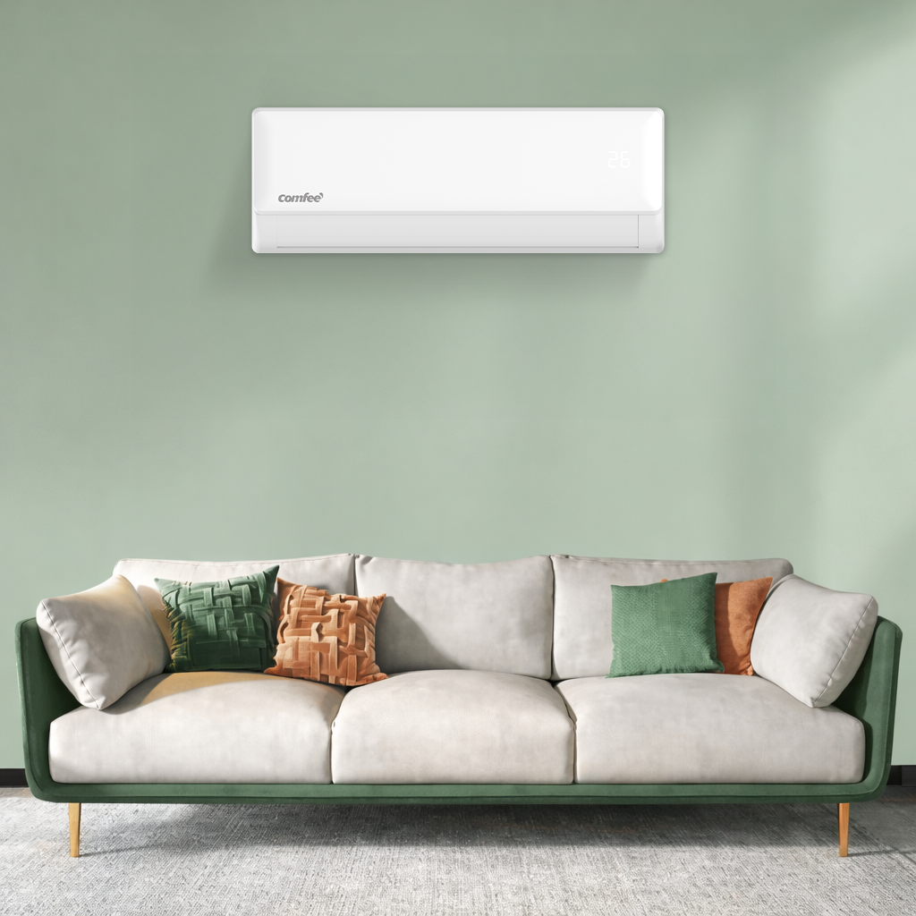 Minh họa làm mát với công nghệ fix speed trên trang máy lạnh Comfee CFS-18FGYF