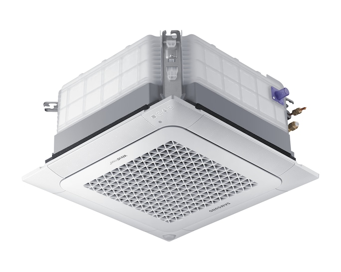 Dàn lạnh Samsung Multi cassette 4 hướng mini WindFree™ AJ026TNNDKH/EA, góc nghiêng toàn bộ thân cassette