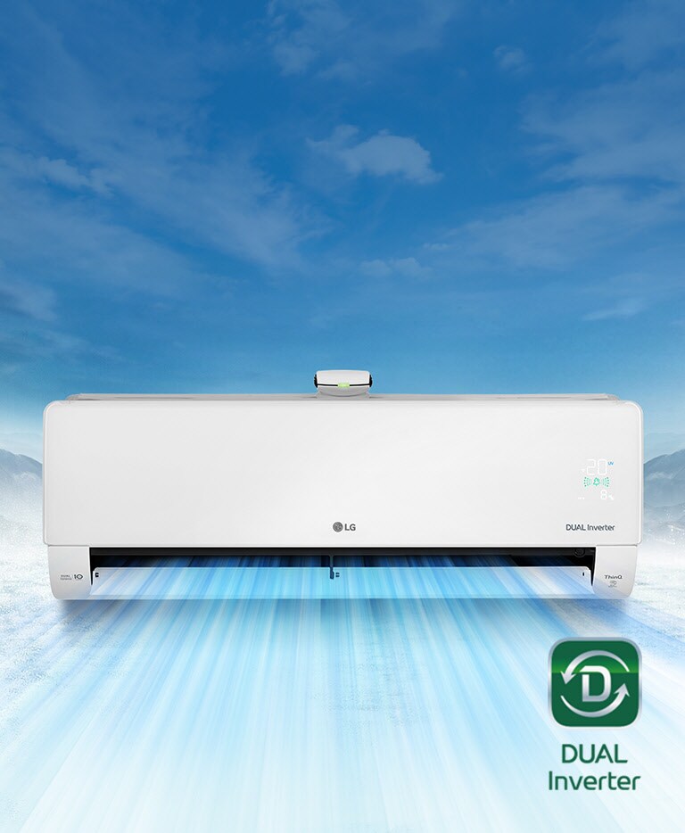 Minh họa luồng khí làm mát DUAL Inverter