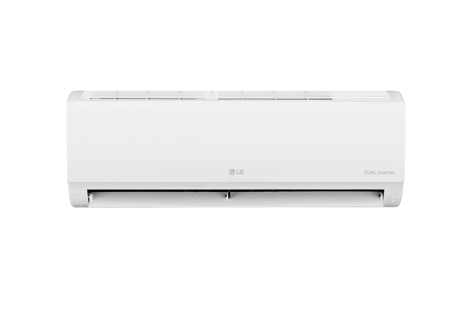 Máy lạnh LG IEC09G1 nhìn chính diện, cửa gió mở