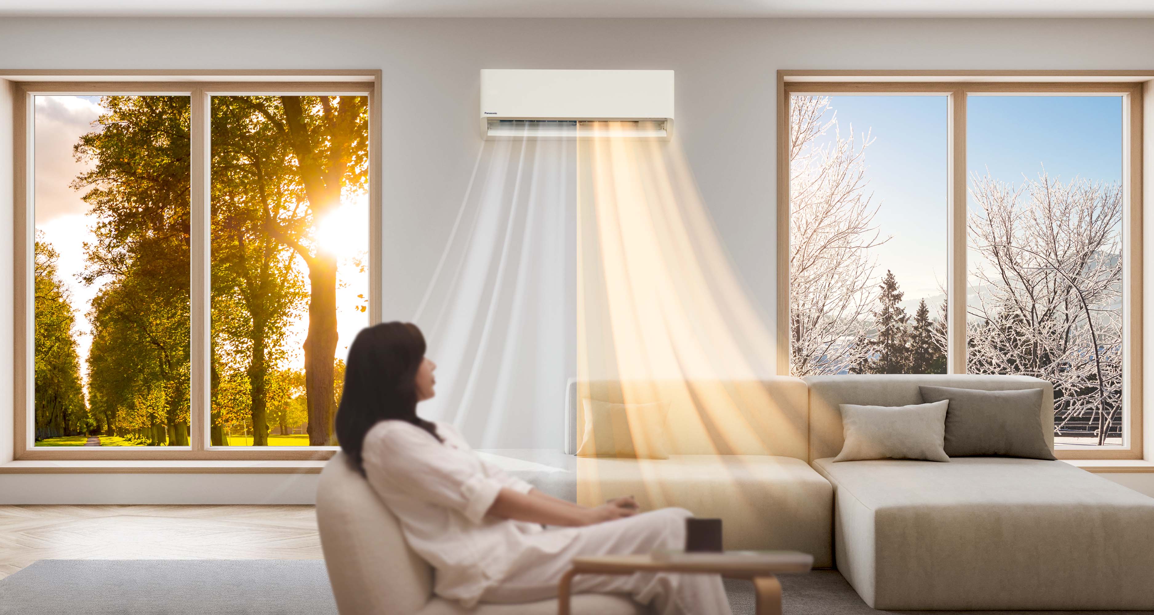 Một máy cho nhu cầu làm mát và sưởi theo mùa trên máy lạnh Panasonic XZ18BKH-8