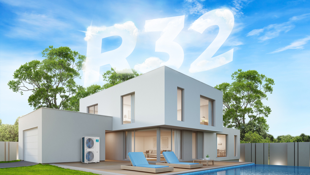 Minh họa môi chất r32 và các công bố về hiệu suất, môi trường của Casper CC-18FS35