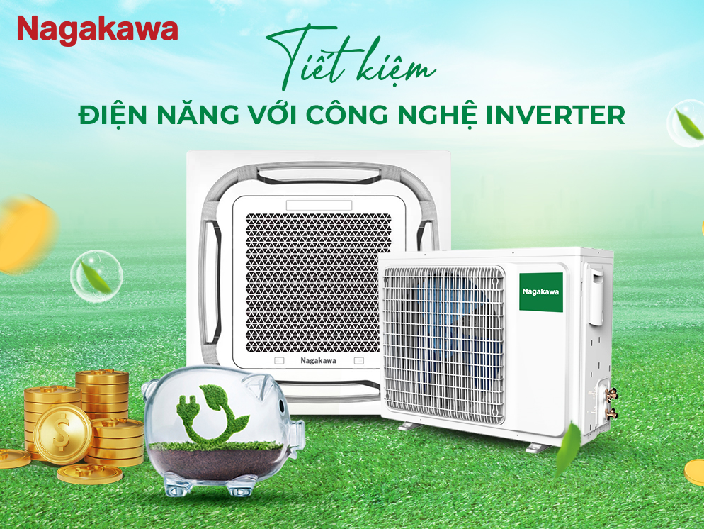 Minh họa hệ thống máy lạnh Nagakawa NIT-C36R2U35