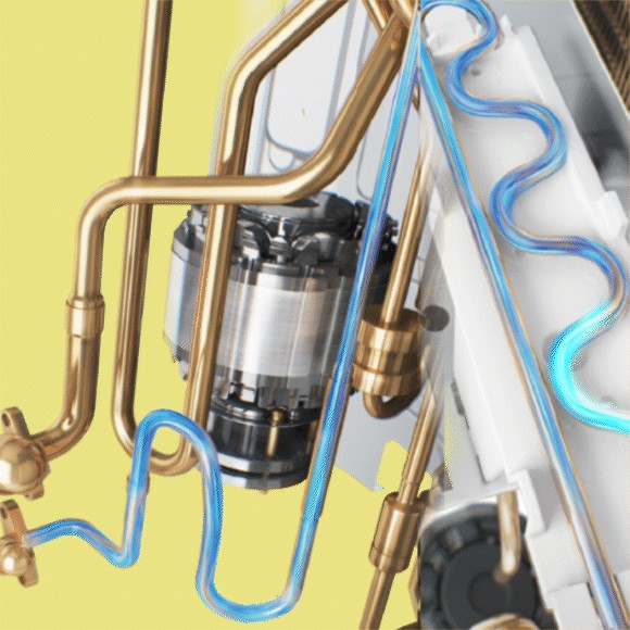 Minh họa active clean hỗ trợ chăm sóc dàn lạnh trên trang máy lạnh Comfee CFS-18VWGF-V