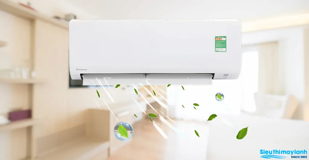 Minh họa lọc khí Apatit Titan tùy chọn của dòng Daikin FTF-X