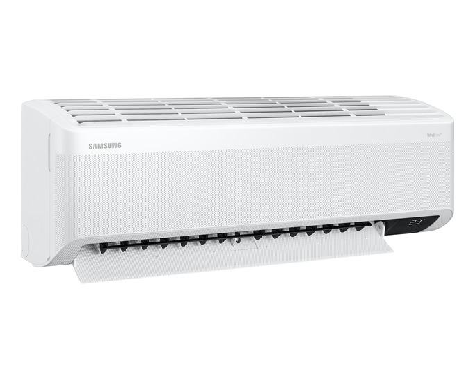 Dàn lạnh Samsung VRF treo tường WindFree™ AM028TNVDKH/EU, góc nhìn từ trên cửa gió mở