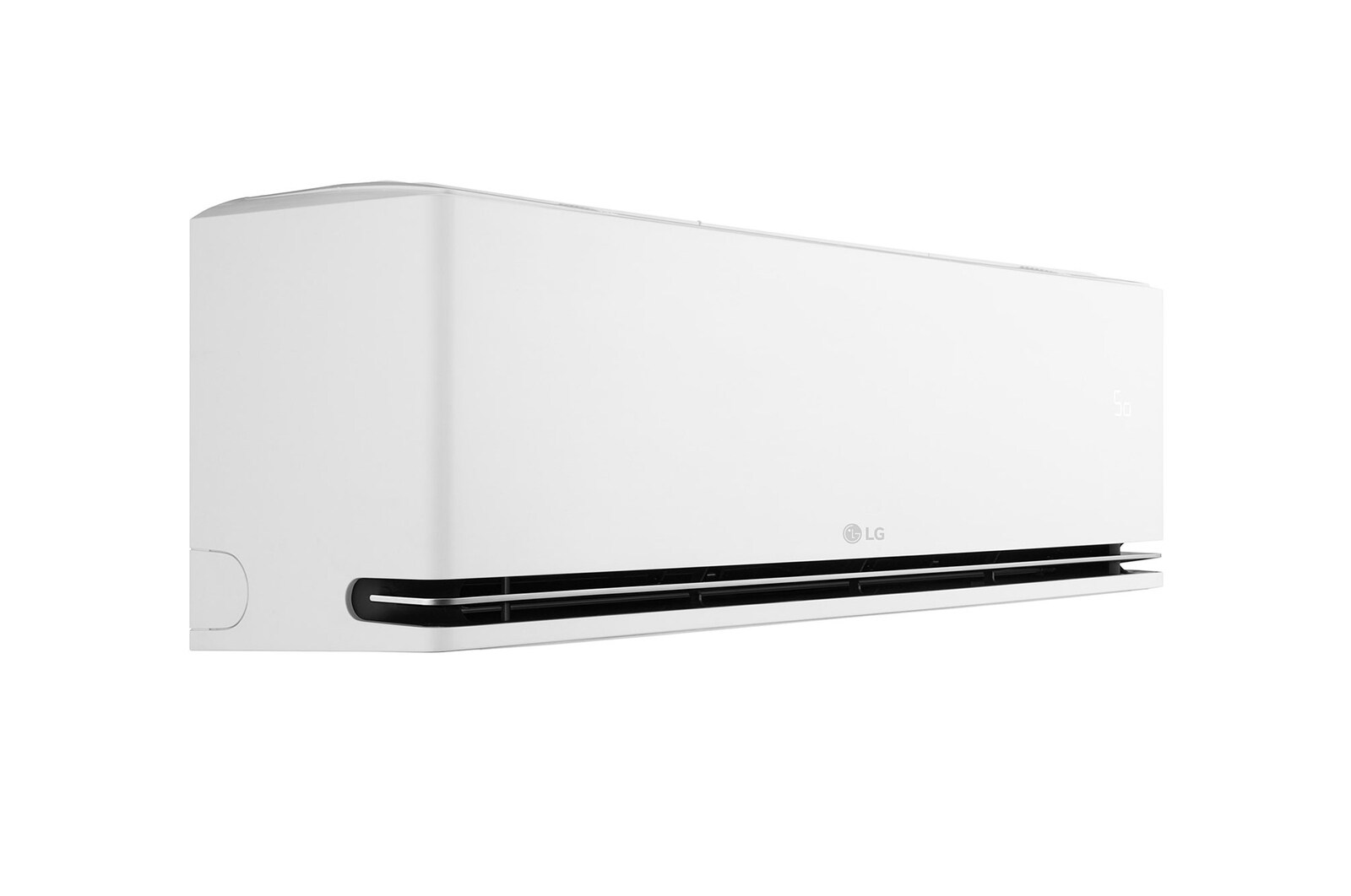 Góc phải với cửa gió mở của máy lạnh LG IPC09M1