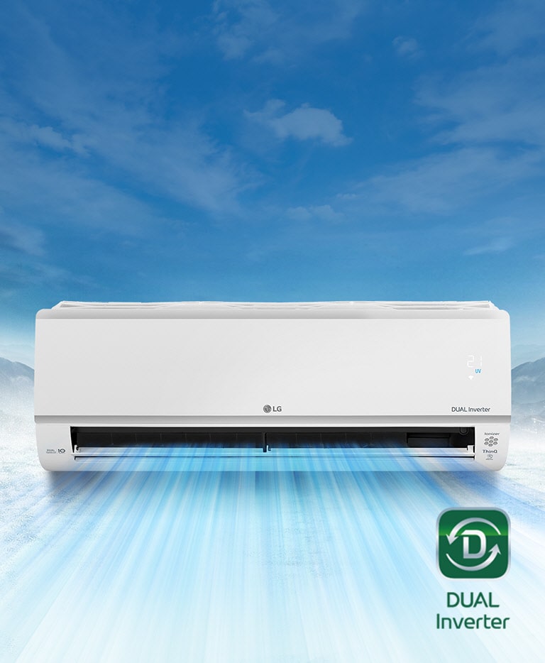 Minh họa luồng khí làm mát DUAL Inverter