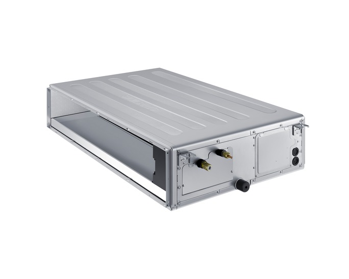 Dàn lạnh Samsung Slim Duct AC071RNLDKG/EU, góc nhìn phía trên cùng các đầu nối