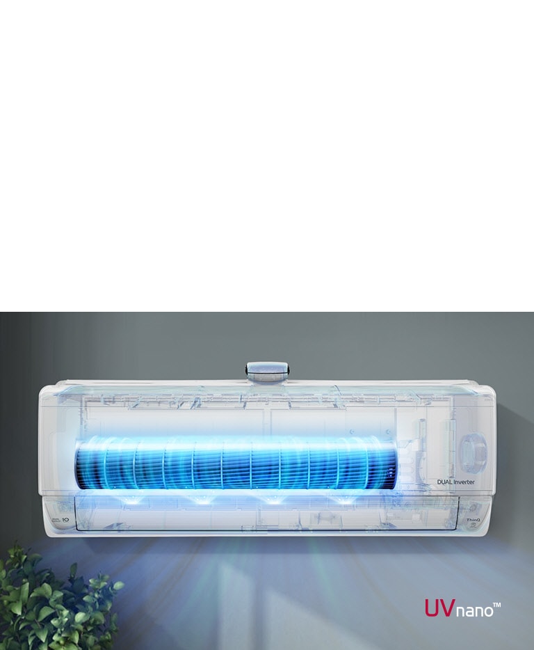 Minh họa UVnano tác động bên trong cụm quạt
