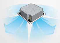 Phân phối luồng gió bốn hướng 360°
