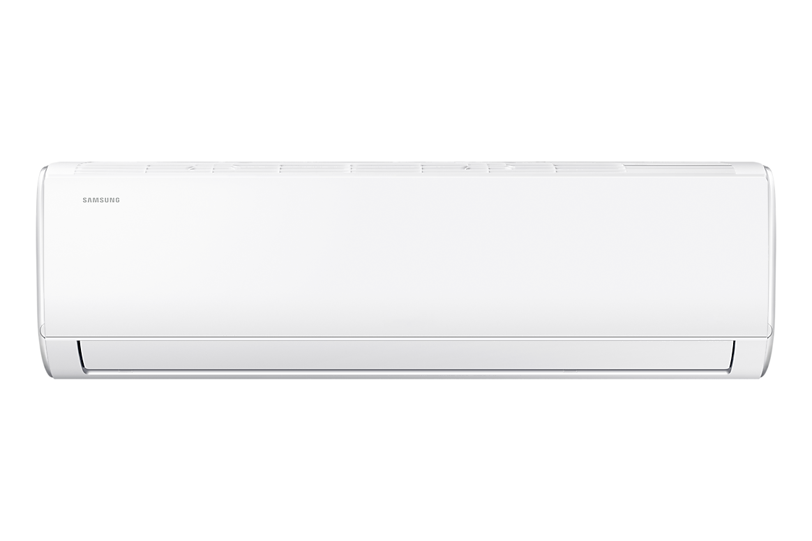 Mặt trước dàn lạnh màu trắng, cánh gió đóng Samsung F-AR40H24C1AM
