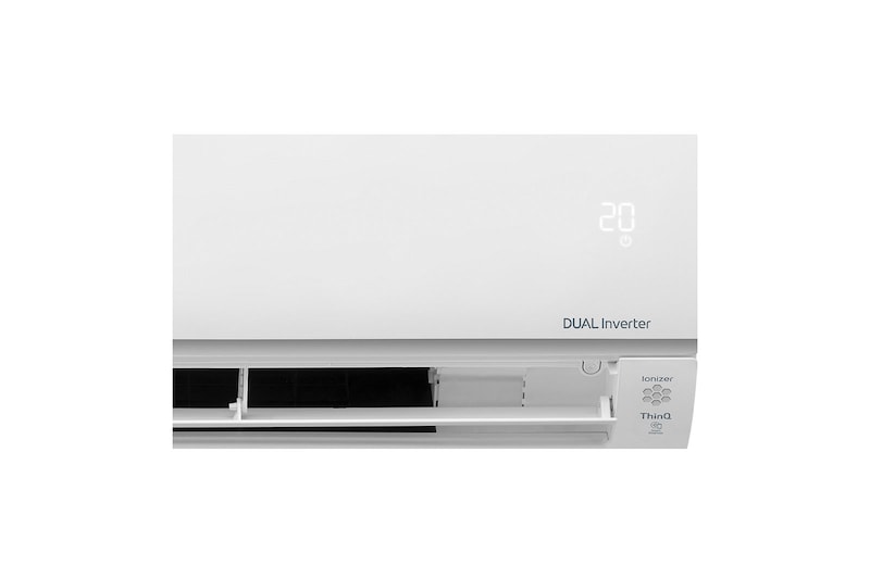 Máy lạnh LG V18API1 cận cảnh bảng hiển thị và cửa gió