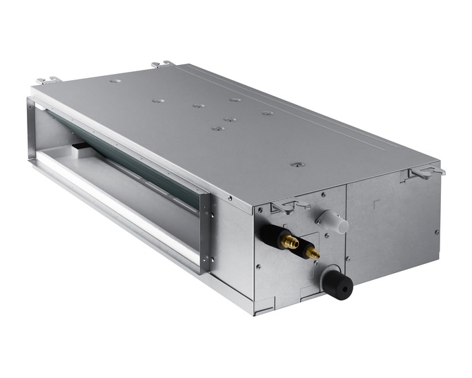 Dàn lạnh Samsung VRF Slim Duct AM056MNLDEH/EU, góc nhìn phía trên cùng đầu nối ống
