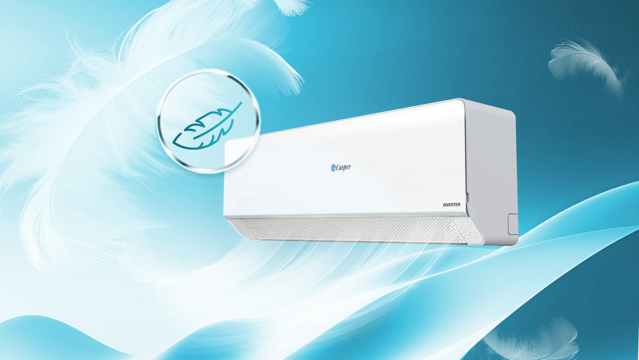 SilkAir phân tán luồng mát qua các lỗ khí nhỏ – Casper QC-09IU36A