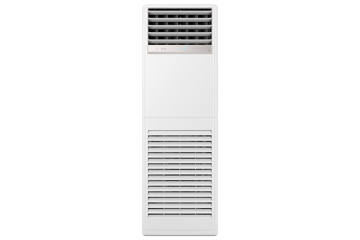 Máy lạnh tủ đứng Samsung Inverter F-AC048BNPDKC, mặt trước và cửa gió mở