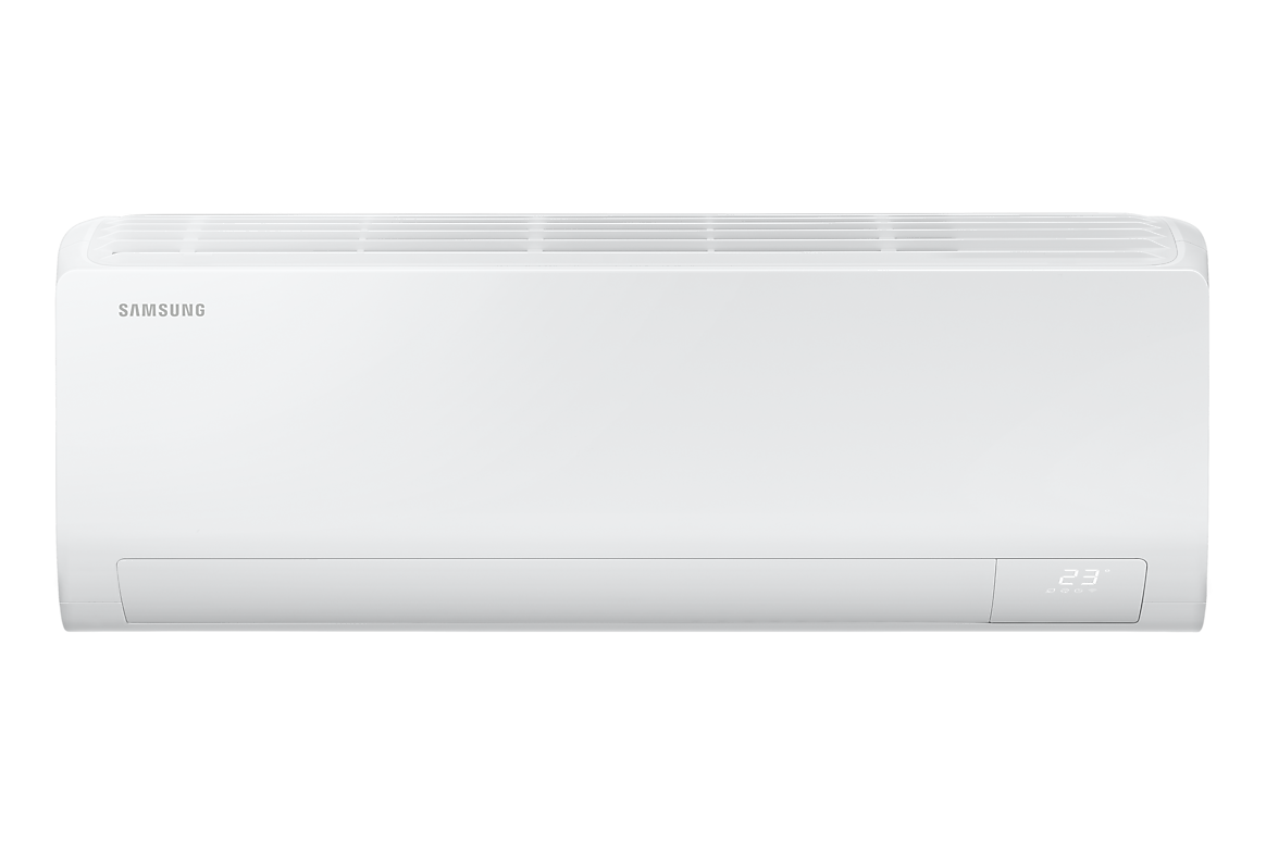 Mặt trước dàn lạnh màu trắng, cánh gió đóng Samsung F-AR50H13D1BH
