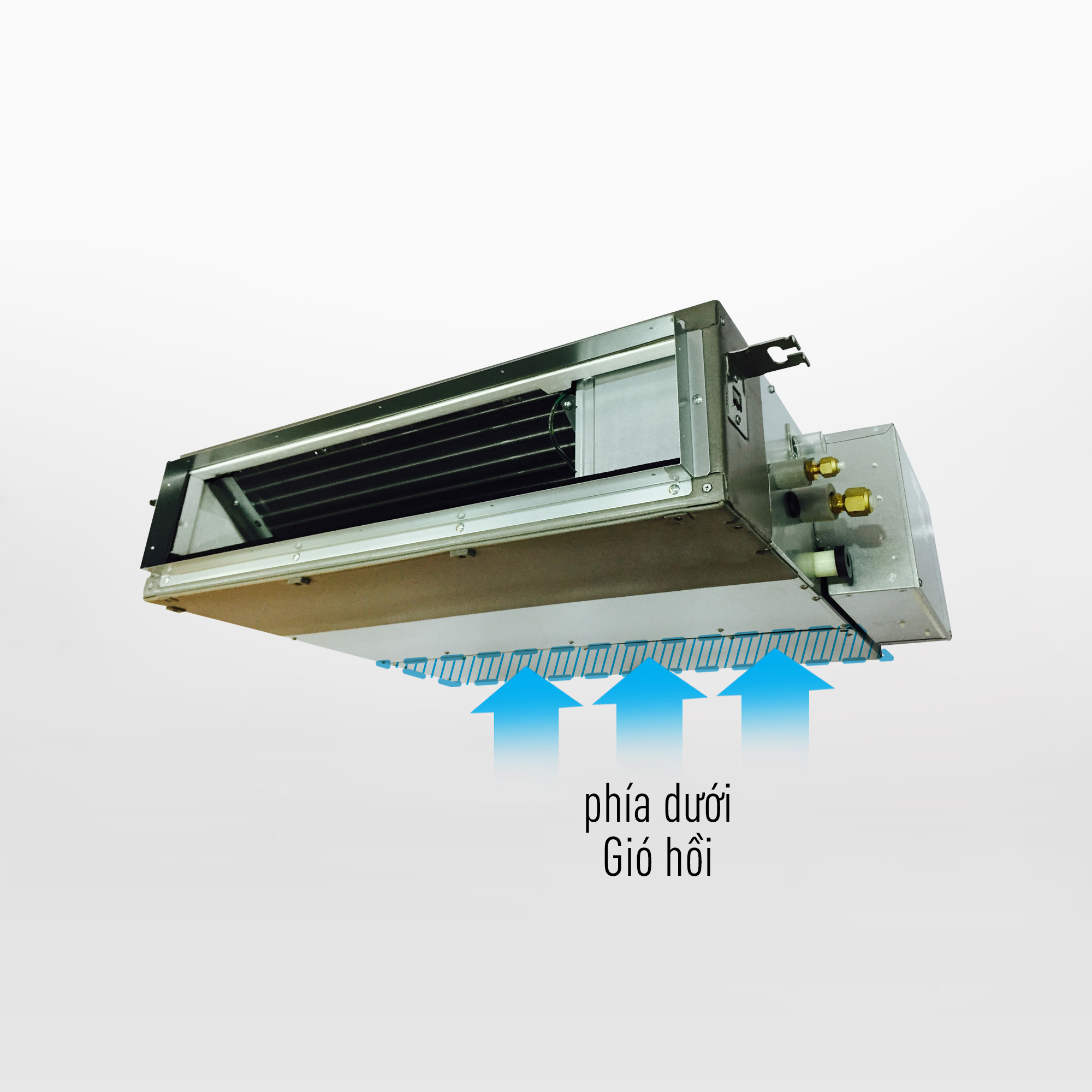 Gió hồi từ phía dưới, bảo trì dễ tiếp cận
