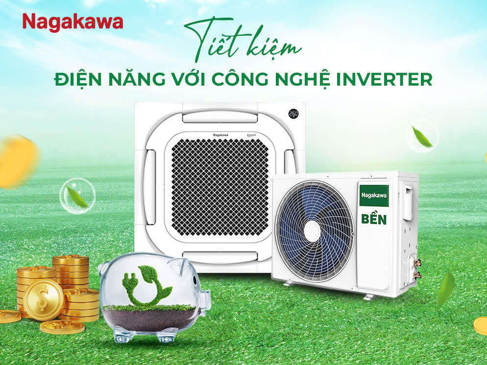 Minh họa hệ thống máy lạnh Nagakawa NIT-C28R2U35