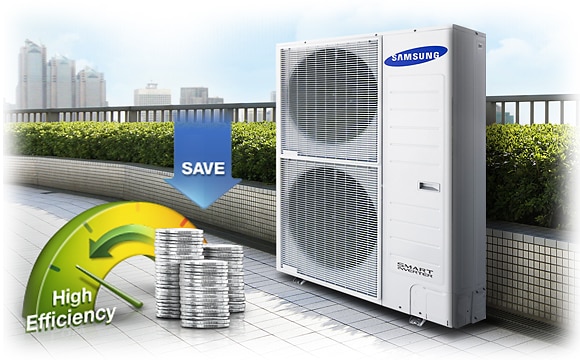 Máy nén BLDC phục vụ cả làm lạnh và sưởi - minh họa Samsung AM060FXMDGH/TS