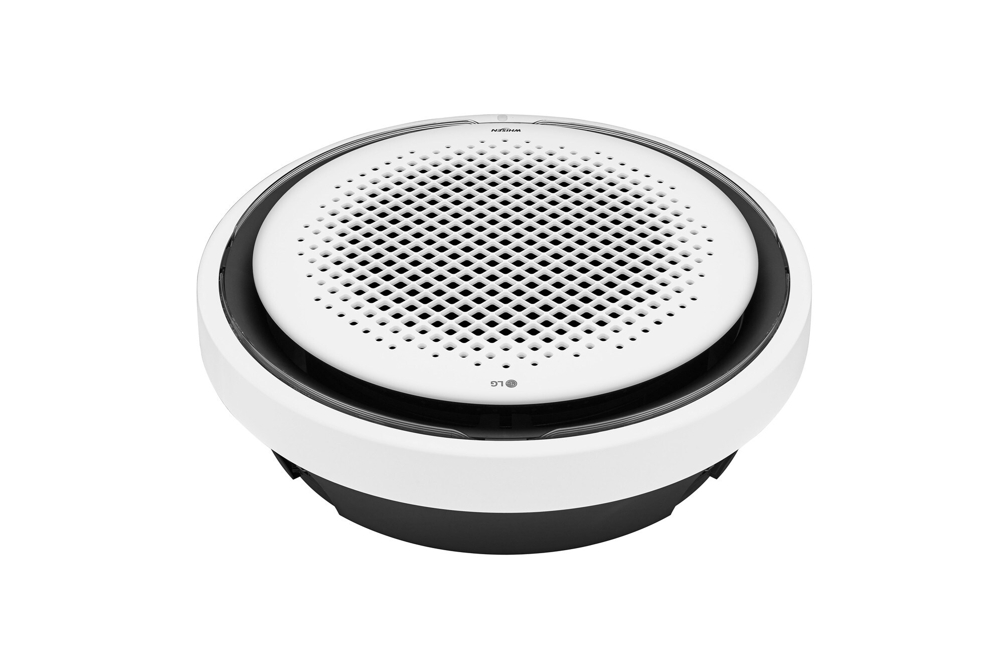 Dàn lạnh cassette tròn LG với mặt nạ màu trắng
