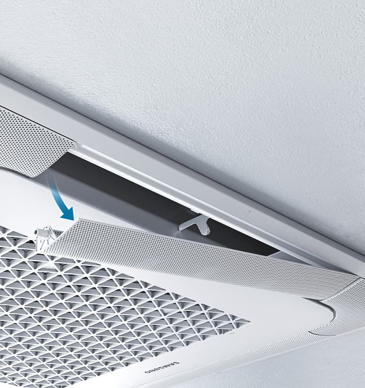 Cánh đảo gió tháo rời để dễ làm sạch - minh họa Samsung AJ026TNNDKH/EA